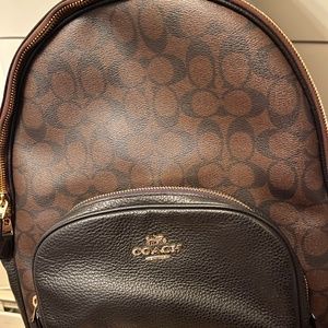 Coach Double-Zipper Backpack
